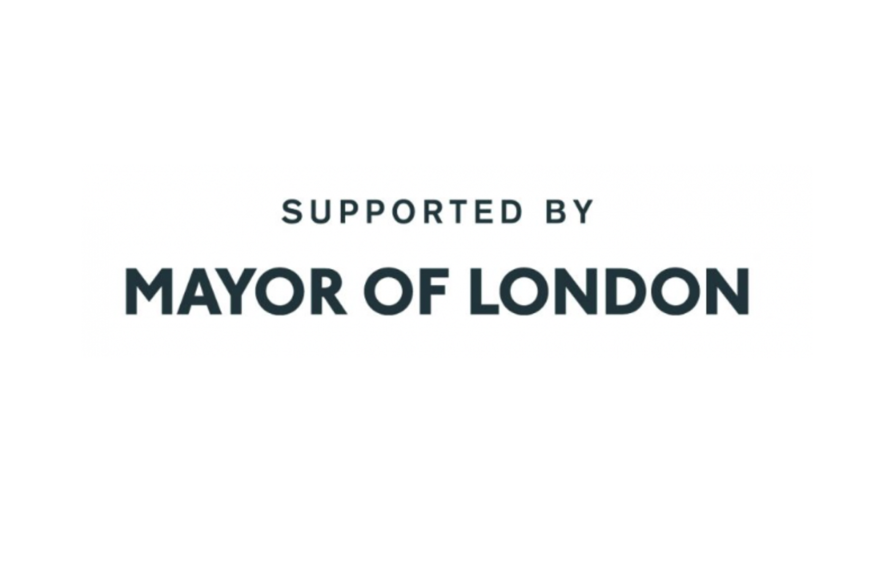 Supported by the mayor of london 1